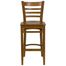 HERCULES Ladder Back Wood Bar Stool with Cherry Finish - XU-DGW0005BARLAD-CHY-GG