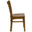 HERCULES Ladder Back Wood Chair with Cherry Finish - XU-DGW0005LAD-CHY-GG