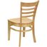 HERCULES Ladder Back Wood Chair with Natural Finish - XU-DGW0005LAD-NAT-GG