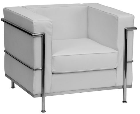 HERCULES Regal Series Contemporary White Leather Chair - ZB-Regal-810-1-CHAIR-WH-GG