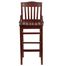 HERCULES Schoolhouse Back Wood Restaurant Bar Stool - Mahogany Finish - XU-DG-W0006BAR-MAH-GG