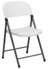 HERCULES Series 330 lb. Capacity White Plastic Folding Chair - DAD-YCD-50-WH-GG