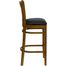 HERCULES Vertical Slat Back Cherry Wood Bar Stool with Black Vinyl Seat - XU-DGW0008BARVRT-CHY-BLKV-GG