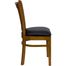HERCULES Vertical Slat Back Cherry Wood Chair with Black Vinyl Seat - XU-DGW0008VRT-CHY-BLKV-GG