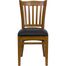 HERCULES Vertical Slat Back Cherry Wood Chair with Black Vinyl Seat - XU-DGW0008VRT-CHY-BLKV-GG