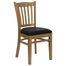 HERCULES Vertical Slat Back Natural Wood Chair with Black Vinyl Seat - XU-DGW0008VRT-NAT-BLKV-GG