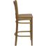 HERCULES Vertical Slat Back Wood Bar Stool with Natural Finish - XU-DGW0008BARVRT-NAT-GG