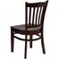 HERCULES Vertical Slat Back Wood Chair with Mahogany Finish - XU-DGW0008VRT-MAH-GG