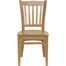 HERCULES Vertical Slat Back Wood Chair with Natural Finish - XU-DGW0008VRT-NAT-GG