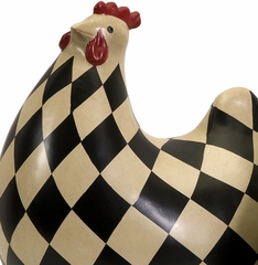 Herrick Black and White Chickens (Set of 2) - IMAX - 19095-2