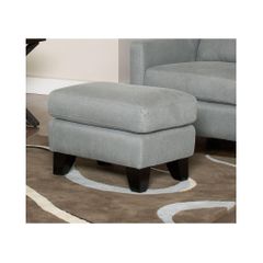Hilton Mist Leather Ottoman - Largo - LARGO-ST-F2540-404
