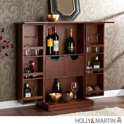 Holly & Martin Archer Fold-Away Bar - Walnut