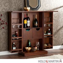 Holly & Martin Archer Fold-Away Bar - Walnut