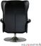 Holly & Martin Brayden Leather Recliner and Ottoman - Shimmer Black