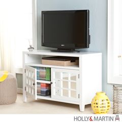 SEI Marston TV/Media Stand - White