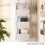 SEI Over-The Door 3-Tier Basket Storage - White