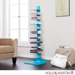 Holly & Martin Heights Book / Media Tower - Berry Blue