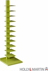 Holly & Martin Heights Book / Media Tower - Lime Green