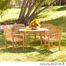 SEI 5 Pcs Teak Dining Set