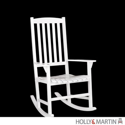 SEI Hardwood Porch Rocker - White
