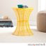 SEI Indoor/Outdoor Round Metal Accent Table, 18.5 Inch - Yellow