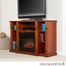 SEI Kendall Electric Media Fireplace - Classic Mahogany