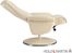 Holly & Martin Naomi Bonded Leather Recliner & Ottoman - French Vanilla