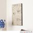SEI Vintage Burlap Message Board - Paris Postcard