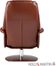 Holly & Martin Torwood Leather Recliner and Ottoman - Cognac