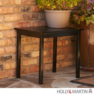 SEI Black End Table