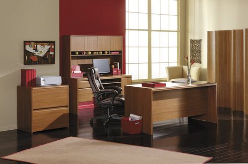Home Office Furniture Desk Set 1 - Northfield Collection - Bush Office Furniture - NF-OSET-1