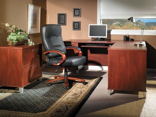 Home Office Furniture Desk Set 2 - Somerset Collection - Bush Office Furniture - SOM-OSET-2-HC