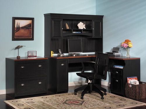Home Office Furniture Desk Set - Fairview Collection - Bush Office Furniture - FAIR-OSET-1