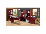 Home Office Furniture Set in Mahogany - In Space New Generation - Bestar Office Furniture