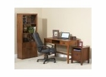 Home Office Furniture Set in Mahogany - Mission Nuevo - Inspirations by Broyhill