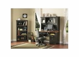 Home Office Furniture Set in Spice Wood/Ebony - South Shore Furniture