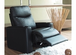 Home Theater Recliner in Black Leather Match - Coaster