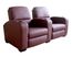Home Theater Seating - 2 Piece Set in Burgundy - HT638-2SEAT-BUR