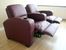 Home Theater Seating - 2 Piece Set in Burgundy - HT638-2SEAT-BUR