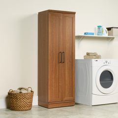 Homeplus Storage Cabinet 4 Adjustable Shelves Sienna Oak - Sauder Furniture - 411963