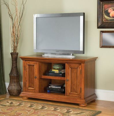 Homestead TV Stand in Warm Oak - Home Styles - 5527-09