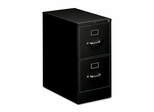 Hon 2-Drawer Letter File Cabinet - Black - HON512PP