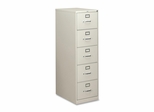 Hon 5 Drawer File Cabinet in Light Gray - HON315CPQ