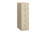 Hon 5 Drawer File Cabinet in Putty - HON315CPL