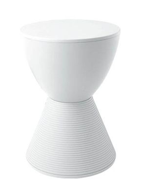 Hourglass Stool in White - DC-204-WHITE