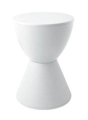 Hourglass Stool in White - DC-204-WHITE