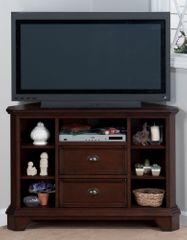 Hunter Cherry Casual Corner TV Stand with Storage - 047-9