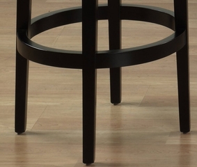 Igloo 26" Swivel Barstool in Red Microfiber / Ebony - Armen Living - LCIGBAMFRE26