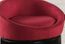 Igloo 26" Swivel Barstool in Red Microfiber / Ebony - Armen Living - LCIGBAMFRE26