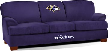 Imperial International Baltimore Ravens First Team Microfiber Sofa